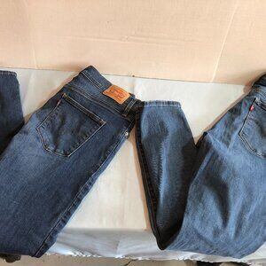 LOT of 2 Womens Levis SLIMMING SKINNY 31 Jeans